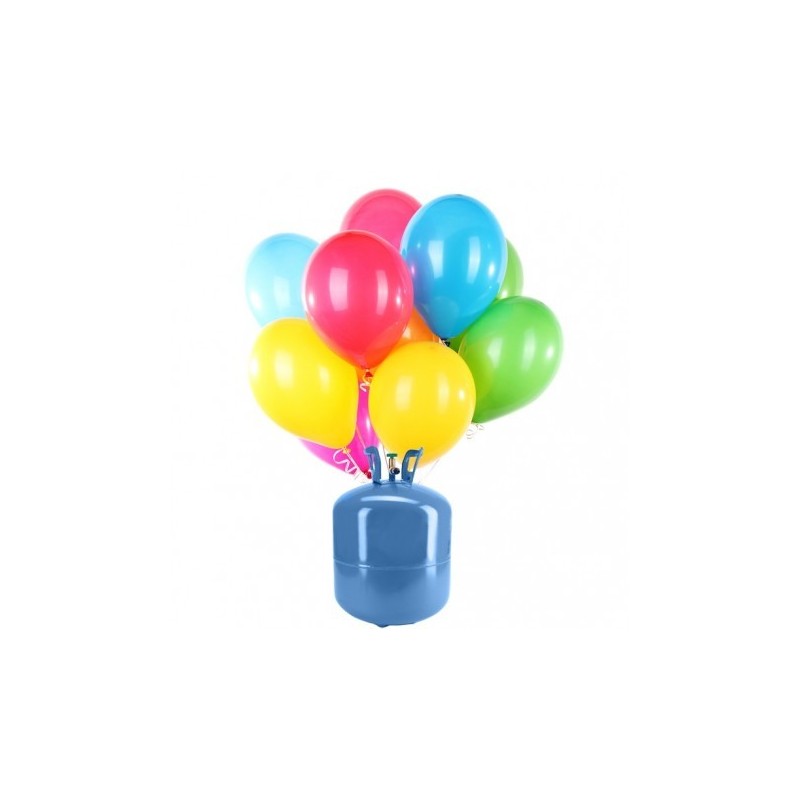 Bouteille Hélium Mini avec 30 Ballons Pastels